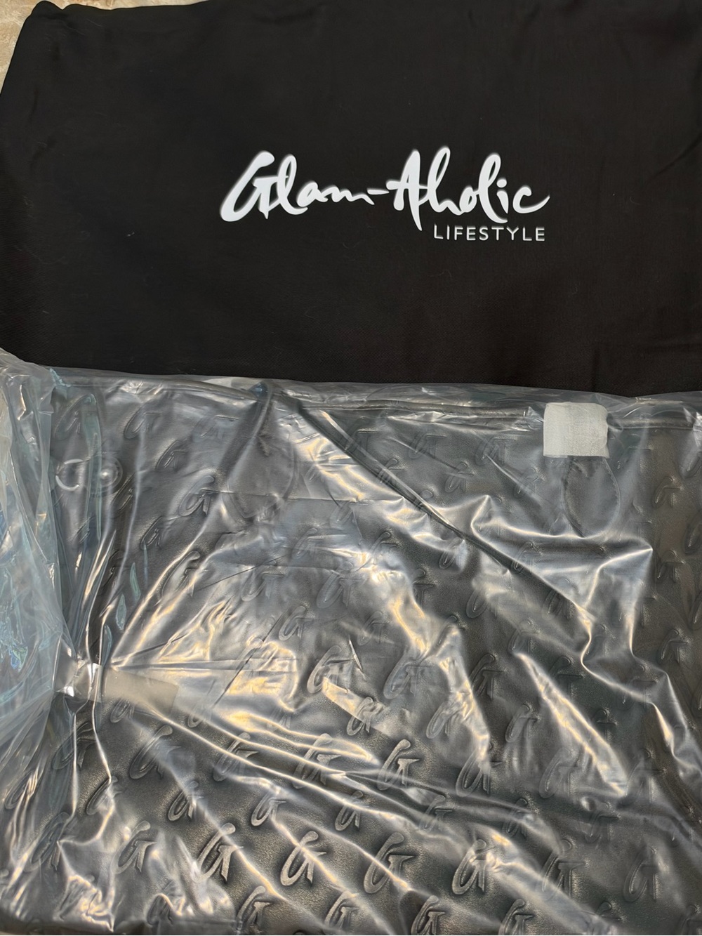 Glam-Aholic Lifestyle Black Tote Bag
